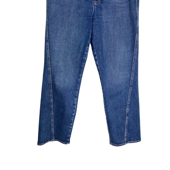 Good American Good Straight Twisted Seam Jeans-sz 27 - Picture 7 of 10